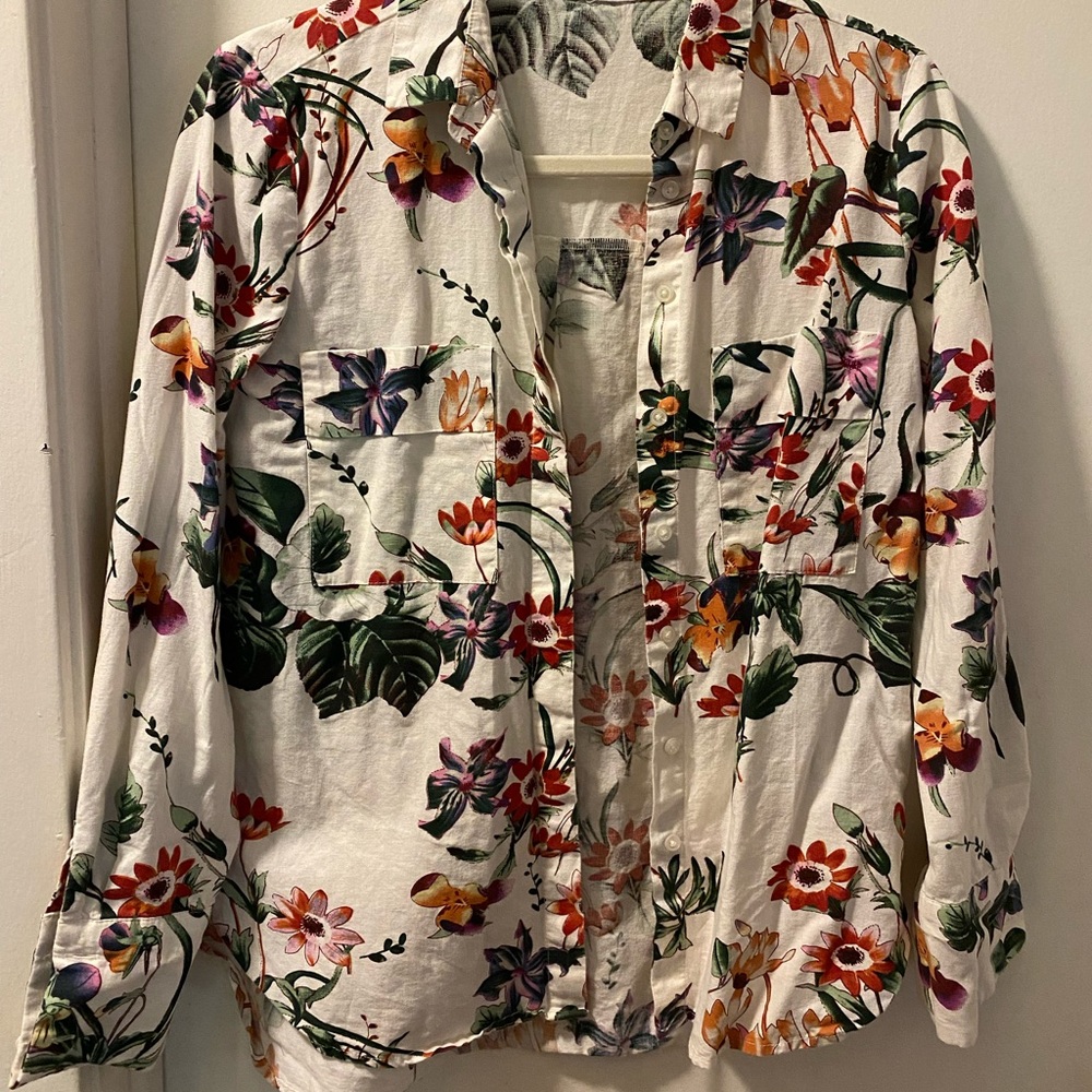 Mango oversize Shirt XS(fits as S too)